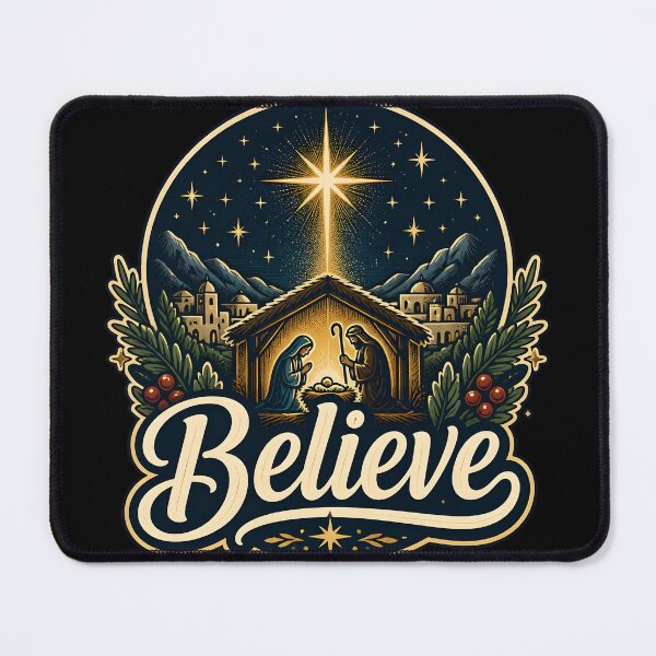 Item preview, Believe Signature Symbol Christmas Design designed and sold by KristenosNehk.