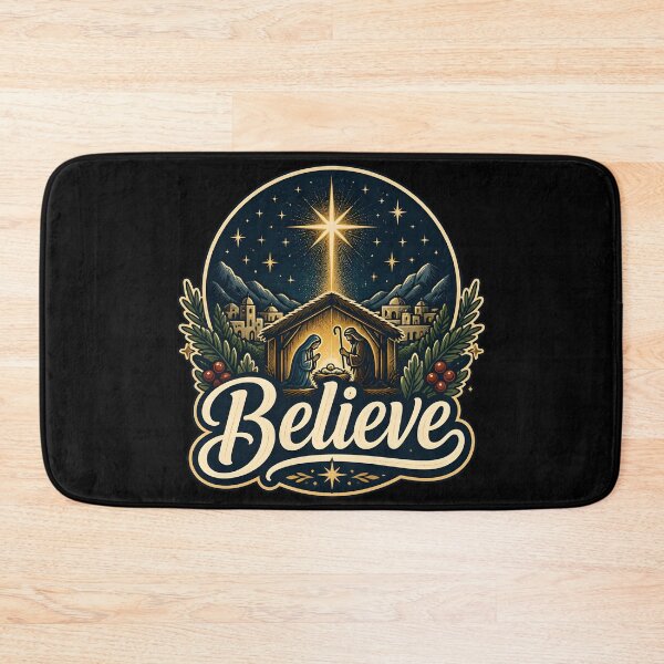 Item preview, Believe Signature Symbol Christmas Design designed and sold by KristenosNehk.