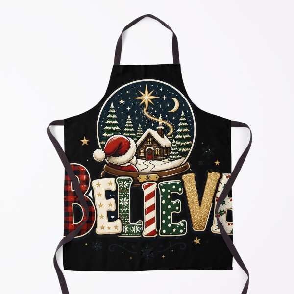 Item preview, Believe Mixed Pattern Typography Christmas Design designed and sold by KristenosNehk.