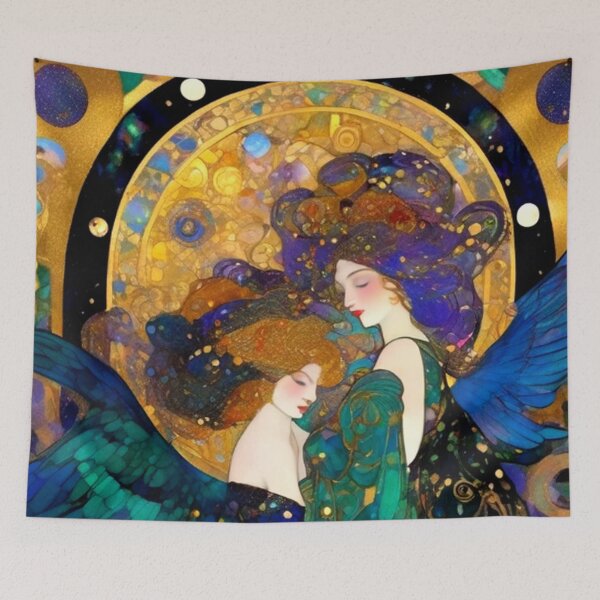 Item preview, Abstract Angel Art designed and sold by TheDarkWardrobe.