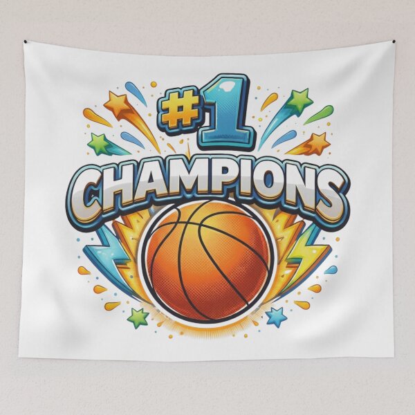 Item preview, Number 1 Basketball Champions Victory Graphic designed and sold by BlasiseDS.