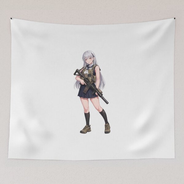 Item preview, Tactical School Girl - Anime Special Ops designed and sold by RAWLIFEGRAPHIC.