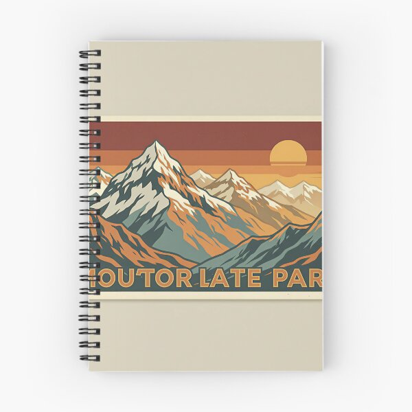 Item preview, Majestic Mountain Range Sunset Vintage Travel designed and sold by DIUMERI.