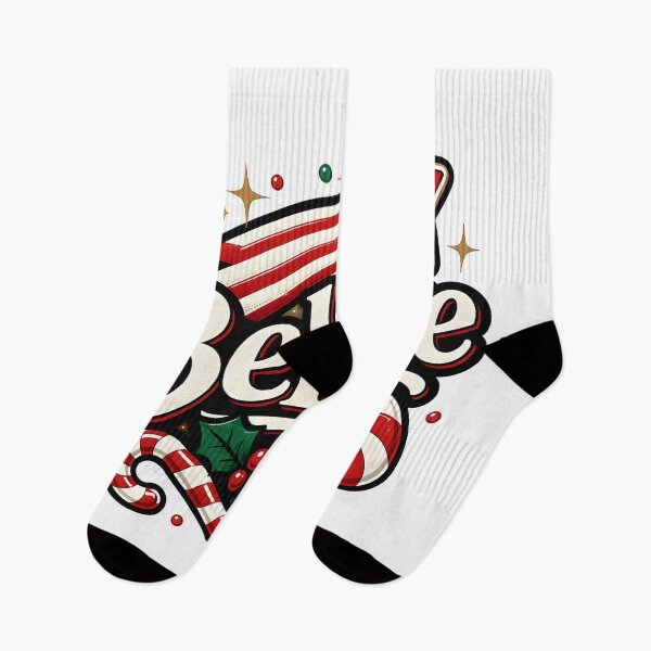 Item preview, Believe Candy Cane and Peppermint Christmas Design designed and sold by KristenosNehk.