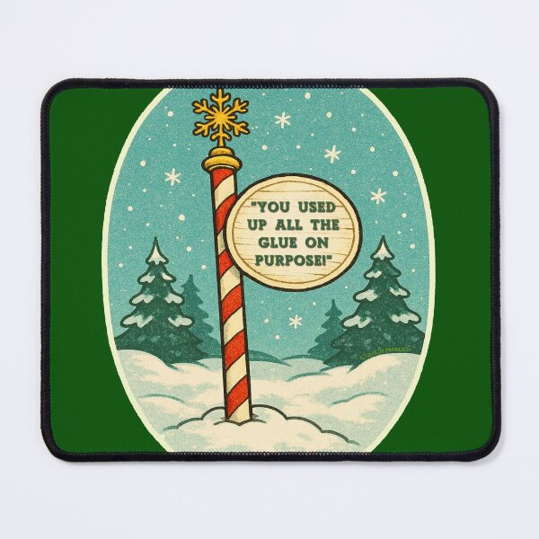 Item preview, Glue On Purpose North Pole designed and sold by Normbot2000.