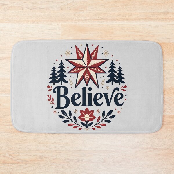 Item preview, Believe Nordic Scandinavian Christmas Design designed and sold by KristenosNehk.