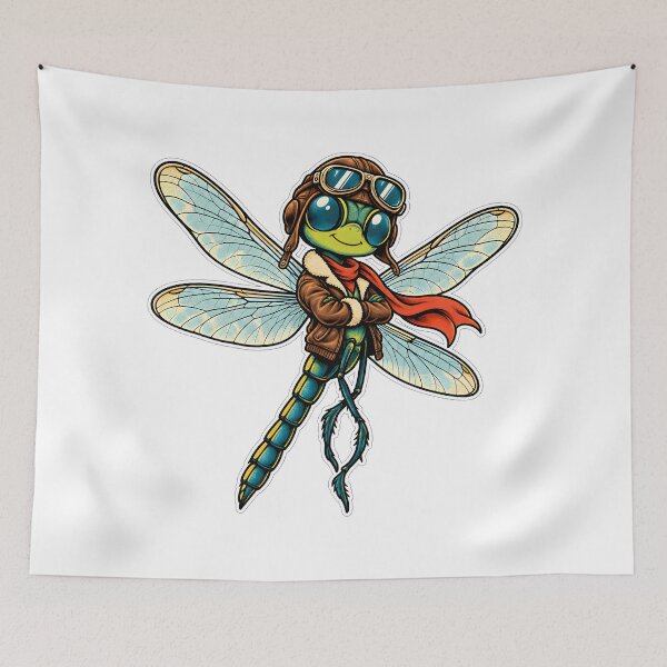 Item preview, Cool Dragonfly Aviator Pilot Design designed and sold by WeirdStation.