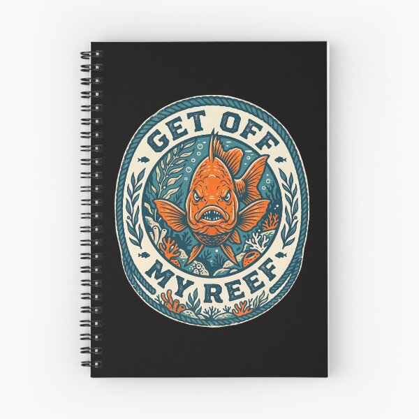 Item preview, Get Off My Reef Angry Garibaldi Fish  designed and sold by BeaBuzz.
