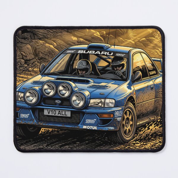 Item preview, Subaru Impreza WRC Richard Burns Comic Art designed and sold by Racing Art Store.