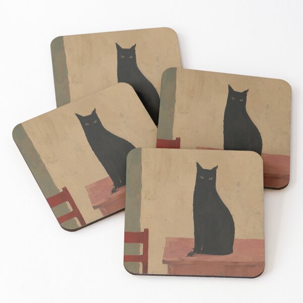 Item preview, Black Cat and Little Pumpkin designed and sold by Bubblaco.