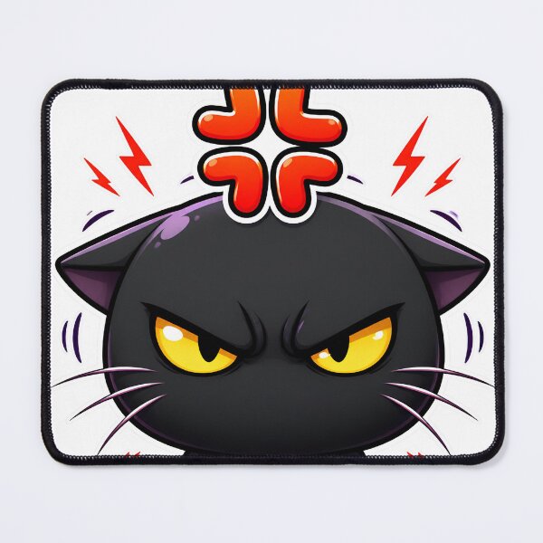 Item preview, Angry Black Cat designed and sold by Meillermu.