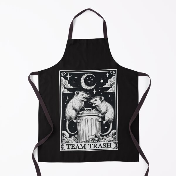 Item preview, Tarot Card Vintage Team Trash Crescent Moon Opossum Raccoon designed and sold by Clairenity Studio.