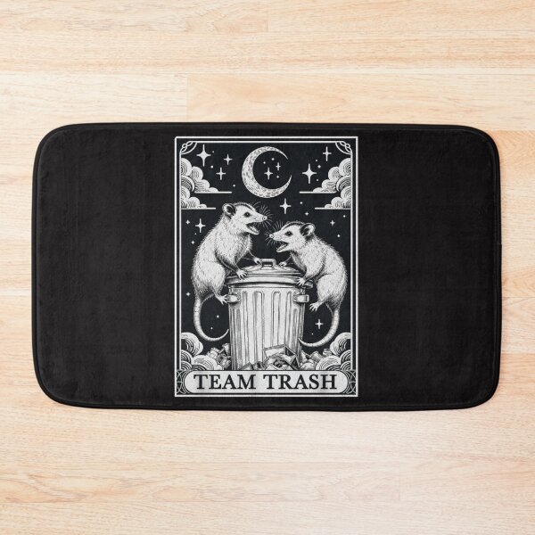Item preview, Tarot Card Vintage Team Trash Crescent Moon Opossum Raccoon designed and sold by Clairenity Studio.