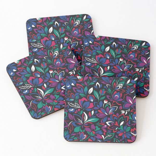 Item preview, Vibrant Floral Folk Art Pattern designed and sold by Owcomm.