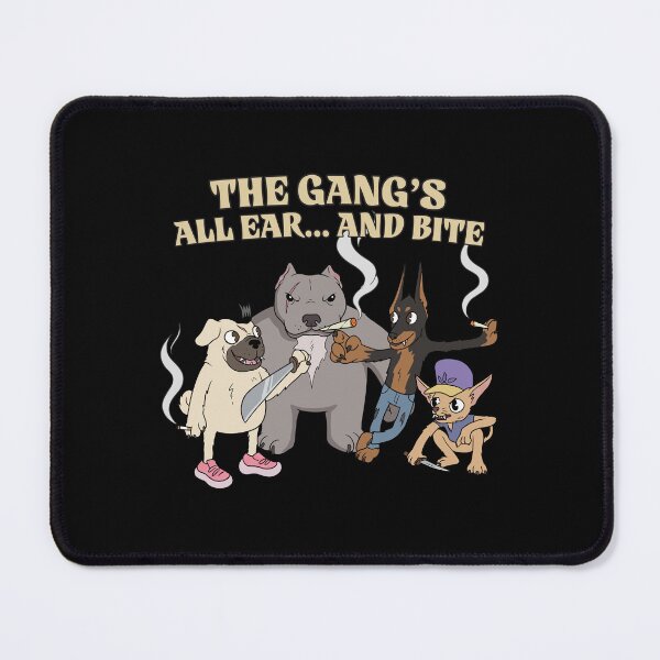 Item preview, The Gang's All Ear... and Bite - Funny Dog Gang designed and sold by Astravia-Arts.