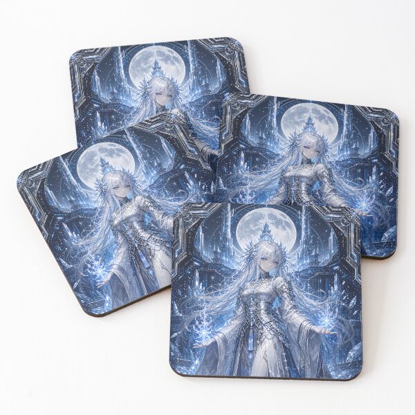 Item preview, Yuki-onna of the Glacial Circuit – Yokai Cyberpunk designed and sold by Apocalyptic Art Studio.