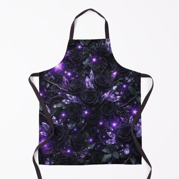 Item preview, Dark Purple Magic Roses and Crystals designed and sold by Owcomm.
