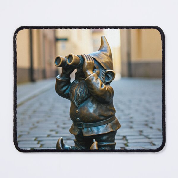 Item preview, Wroclaw Gnome With Binoculars designed and sold by Purrfecta.