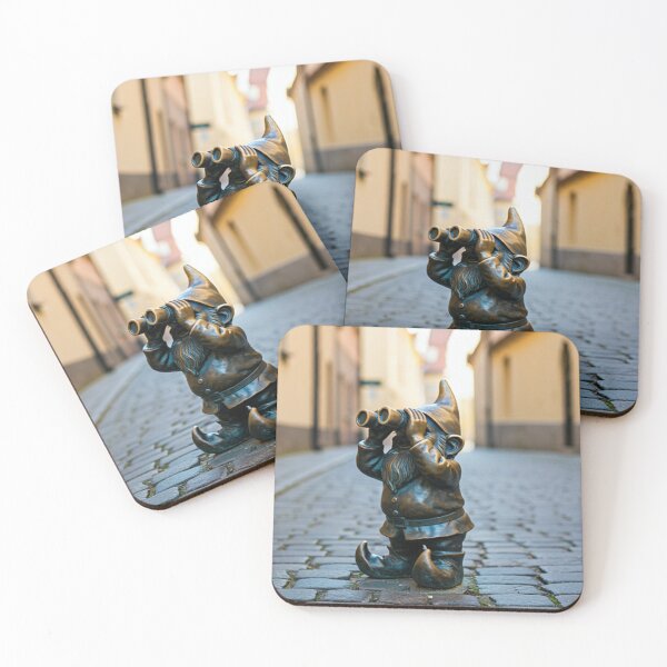 Item preview, Wroclaw Gnome With Binoculars designed and sold by Purrfecta.