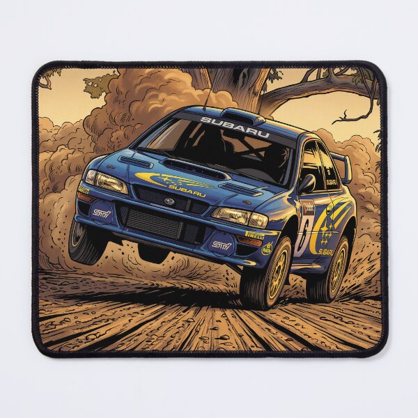 Item preview, Subaru Impreza WRC98 Rally Comic Art designed and sold by Racing Art Store.