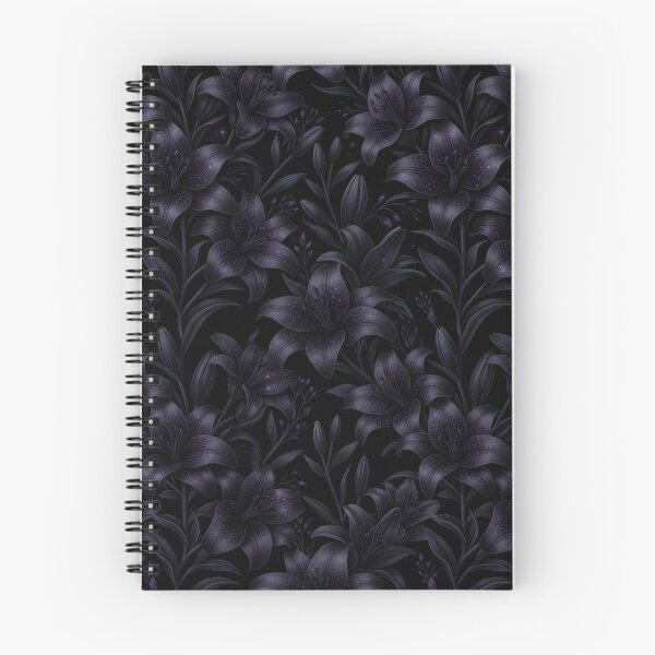 Item preview, Dark Purple Lily Floral Botanical Pattern designed and sold by Owcomm.
