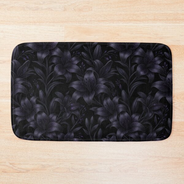 Item preview, Dark Purple Lily Floral Botanical Pattern designed and sold by Owcomm.