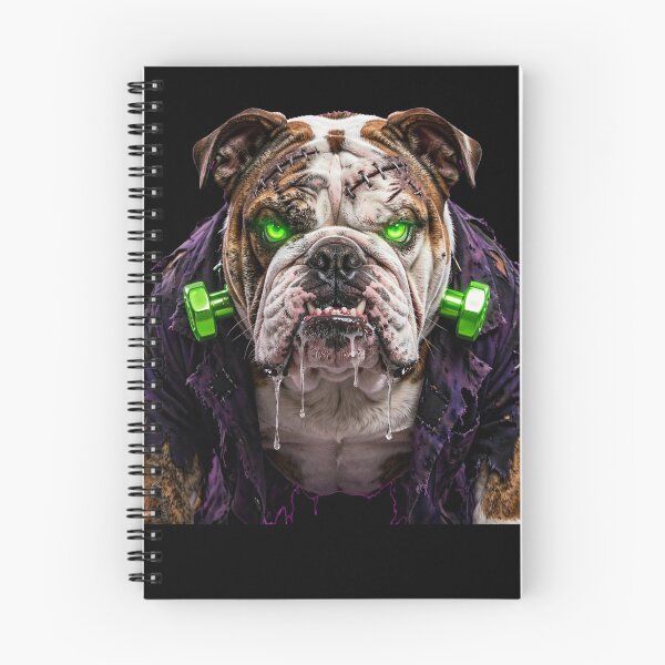 Item preview, Bulldog Frankenstein Neon Green Monster designed and sold by ProPetStudio.