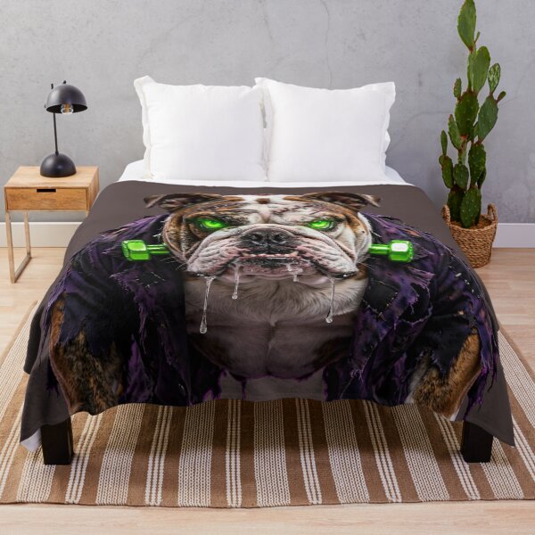Item preview, Bulldog Frankenstein Neon Green Monster designed and sold by ProPetStudio.