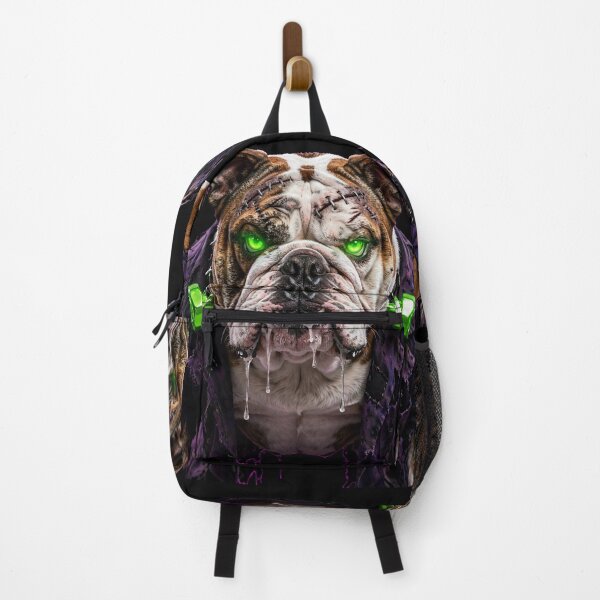 Item preview, Bulldog Frankenstein Neon Green Monster designed and sold by ProPetStudio.