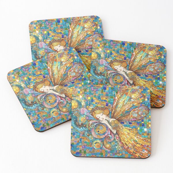 Item preview, SLEEPY FAIRY MOSAIC designed and sold by Tammera.