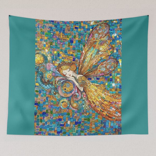 Item preview, SLEEPY FAIRY MOSAIC designed and sold by Tammera.