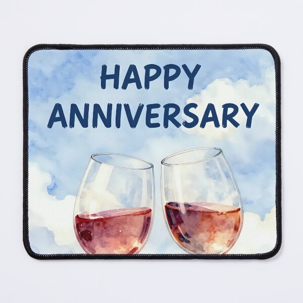 Item preview, Happy Anniversary – Romantic Wine Celebration designed and sold by Nomad-Maynard.