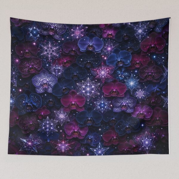Item preview, Celestial Purple Orchid Galaxy Night Dream designed and sold by Owcomm.