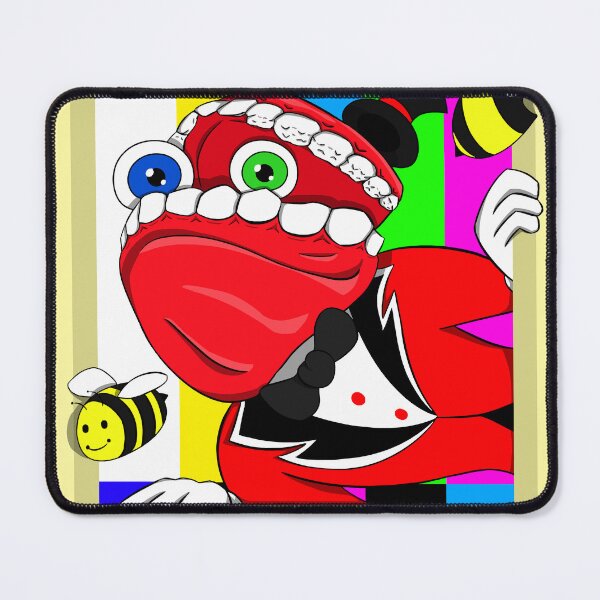 Item preview, Surreal Red Tooth Monster TV Frame designed and sold by Habilo-Friyah.