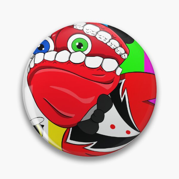 Item preview, Surreal Red Tooth Monster TV Frame designed and sold by Habilo-Friyah.