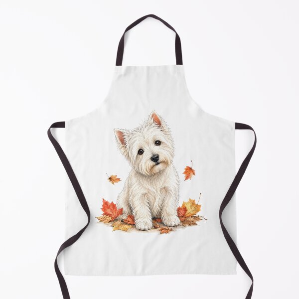 Item preview, Autumn Westie | Cozy Halloween Dog designed and sold by PAPIRO SIGLO XXI.
