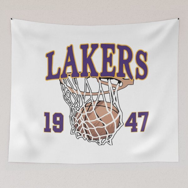 Item preview, Vintage 1947 Purple Gold Basketball Hoop Graphic designed and sold by BlasiseDS.