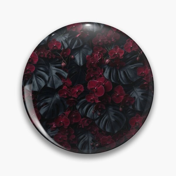 Item preview, Dark Moody Floral Monstera Leaves Pattern designed and sold by Owcomm.