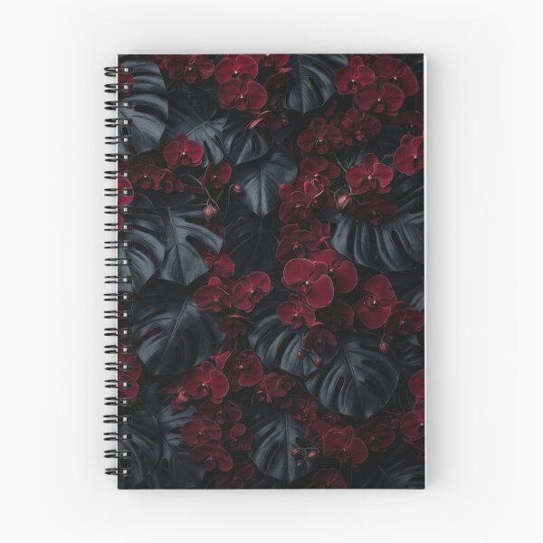 Item preview, Dark Moody Floral Monstera Leaves Pattern designed and sold by Owcomm.