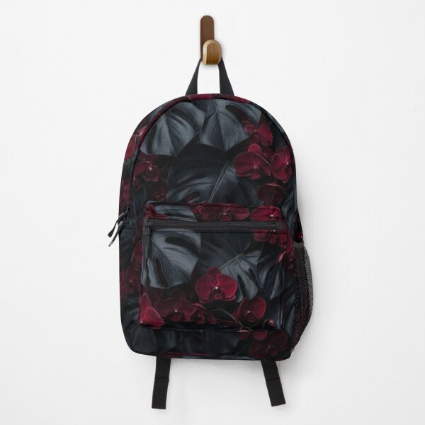 Item preview, Dark Moody Floral Monstera Leaves Pattern designed and sold by Owcomm.
