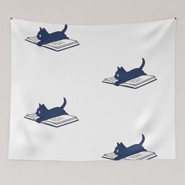 Item preview, Cozy Cat Reading Book designed and sold by wingoo22.