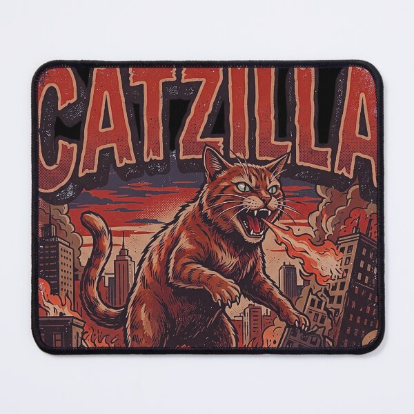 Item preview, Catzilla - The Mighty Feline Monster Kaiju Parody designed and sold by rich-moda.
