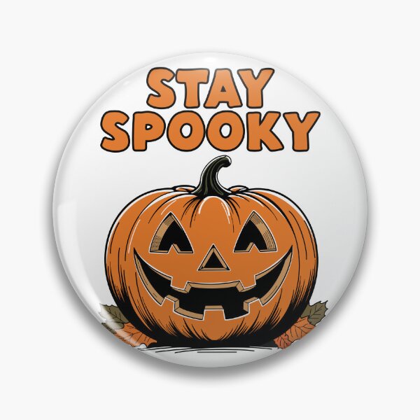 Item preview, Mantente espeluznante: camiseta retro de calabaza de Halloween con estampado llamativo. designed and sold by ByRAM Project.