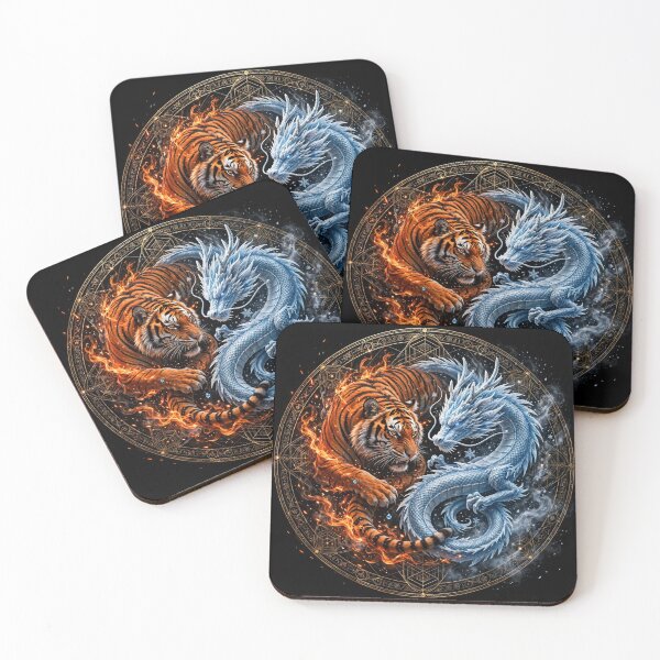 Item preview, fire tiger and ice dragon designed and sold by Csaba1983.