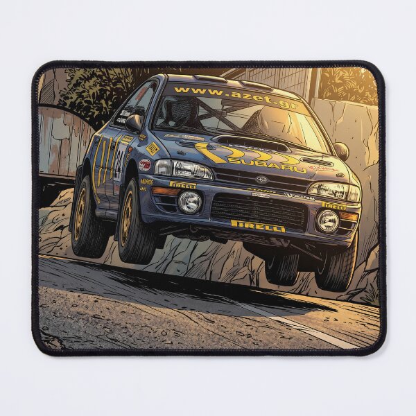 Item preview, Subaru Impreza WRC Rally Comic Art designed and sold by Racing Art Store.