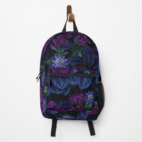 Item preview, Dark Purple Floral Garden Botanical Pattern designed and sold by Owcomm.