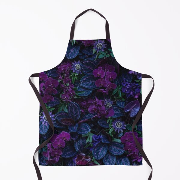 Item preview, Dark Purple Floral Garden Botanical Pattern designed and sold by Owcomm.