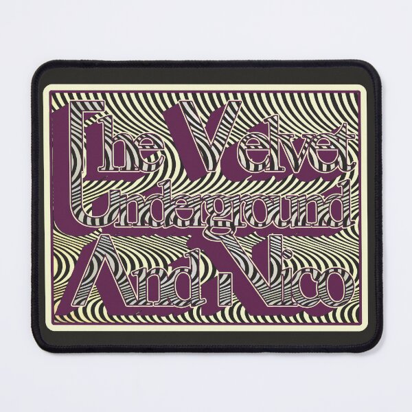 Item preview, Velvet Underground & Nico with cutout waves designed and sold by Cathedral of Curiosity.