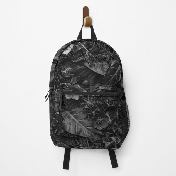 Item preview, Dark Botanical Garden Black And White Floral Pattern designed and sold by Owcomm.