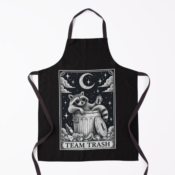 Item preview, Tarot Card Vintage Team Trash Crescent Moon Opossum Raccoon designed and sold by Clairenity Studio.